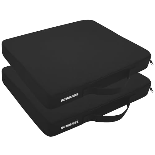 UCOMFEEL Portable Stadium Seat Cushions with Handle, 2 Inches Thick, Waterproof Oxford Fabric,...