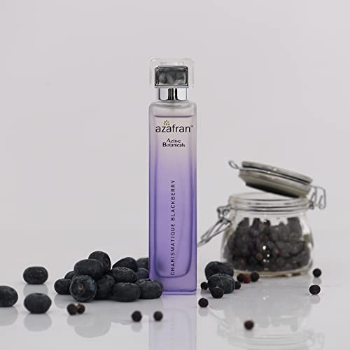 Image of Azafran Active Botanicals Fragrances | Charismatique Blackberry Perfume For Men & Women | Long Lasting Fruity Fragrance | 80ml