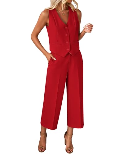 luvamia Pant Suits for Women Dressy Casual 2 Piece Sets...