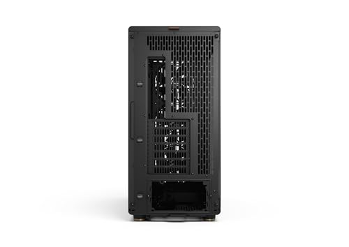 Image of Fractal Design North XL RC Charcoal Black TG Dark - Reverse Connection Motherboard Compatible - Three 140mm Aspect PWM Fans Included- Type C USB - ATX Airflow Full Tower PC Gaming case