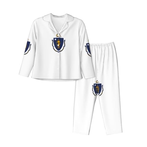 Pyjama Massachusetts pour femme : ensemble de nuit 2 pièces confortable