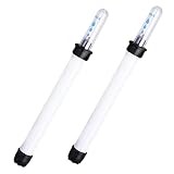 Yardenfun 2pcs Water Level Indicator Water Level Gauge Water Level Measuring Device Water Shortage Indicator Moisture Meter Potted Moisture Gauge Plastic Plant Flower White Water Tank