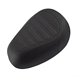 Electric Bicycle Saddle Wide Comfort Seat,30X21CM PU Leather Waterproof Shock Absorbing With Air Vents For E-Bike Folding Bike Tricycle(Spring thicken)
