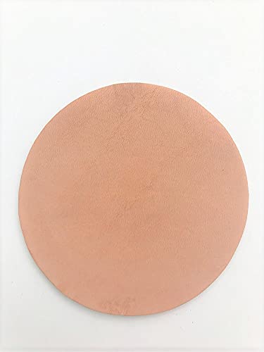 Dangerous Threads 18-Pack Veg Vegetable Tan Cowhide Leather 3 1 4  Round Rounders: Coaster, Carving, Dying, Stamping, Laser Engraving