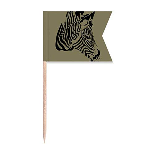 Cure-dents animal marron doté d'une tête de broche stable pour buffet - 2