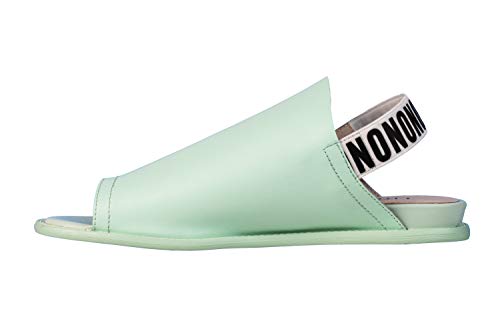 LF5997-2 Comfy Women's Leather Slippers Mint2