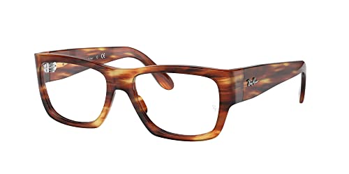 Image of Ray-Ban Unisex Rx5487f Nomad Wayfarer Low Bridge Fit Square Prescription Eyeglass Frames