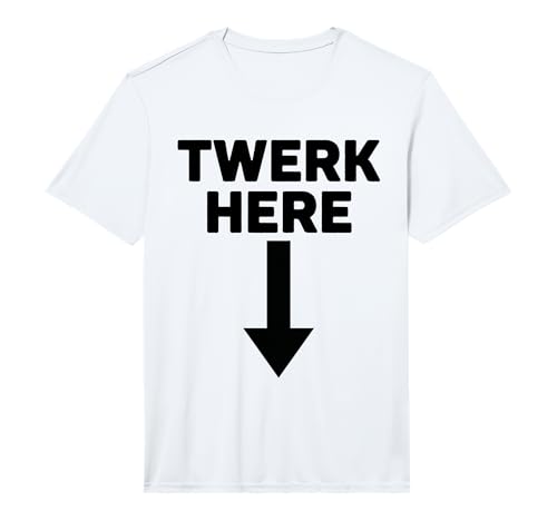 Mens Twerk Here Performance T-Shirt