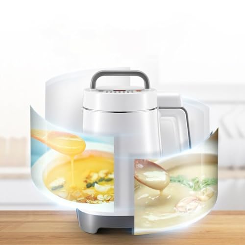 Soybean milk machine in use