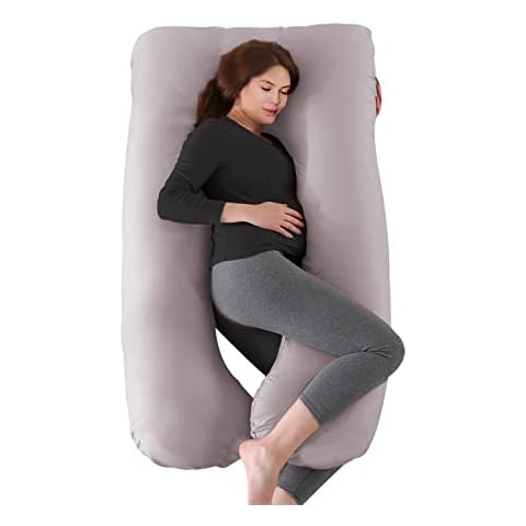 Almohada BANNIO Embarazo en Forma de U con Funda Lavable Cover