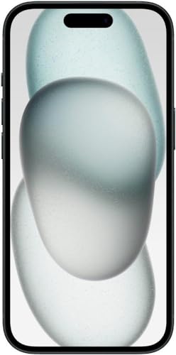 Image of Apple iPhone 15 Plus, 128GB, Black - Locked to TracFone (Renewed)