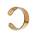 CALMI - Magnetic Wellness Ring 18K Gold Plated with Adjustable Stainless Steel Design | Wearable Magnetic Field Accessory for General Wellbeing | Unisex (Gold)