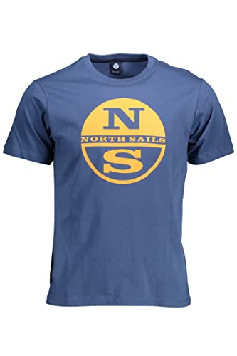 T-shirt in cotone NORTH SAILS S/S T-Shirt W/Graphic, Dark Denim, Small Uomo
