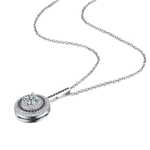 Bijoux colliers et pendentifs ronds en argent 925 authentique