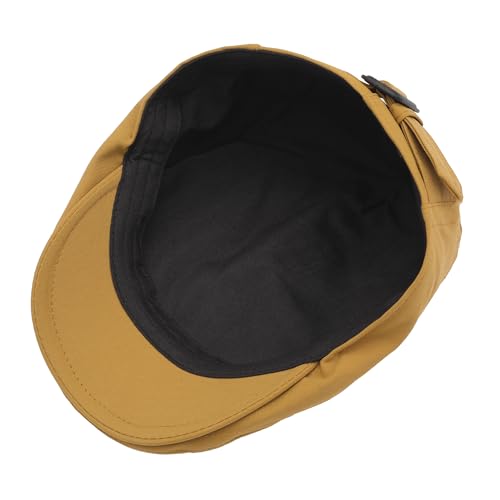 Image of ZLYC Men Cotton Flat Cap Summer Scally Ivy Gatsby Newsboy Beret Driver Cabbie Hunting Hat
