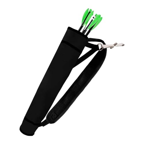 Carcaj trasero - Ligero plegable con correa acolchada | Bolso de hombro con soporte para carcaj para campo de competición Ranch Farm Distribuidor al aire libre Show Club Práctica diaria