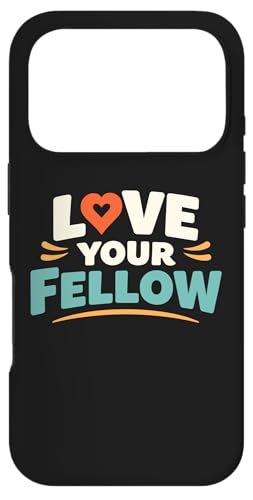 Love Your Fellow Heart �O���t�B�b�N �D���� ���p�f�U�C�� �X�}�z�P�[�X iPhone 17 Pro �p