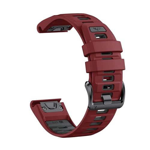 [PLYYQZM] VRXgbv 20mm,Gar min ɍ Fenix 8 43mm/7S/7SPro/6S/6SPro/5S/5SPlusp, Epix ɍ Pro 42mm NCbNtBbgohpuXbgɓK(Wine red