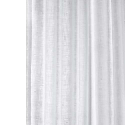 HPD Half Price Drapes Heavy Faux Linen Light Filtering Curtains for Bedroom 120 Inches Long (1 Panel) - Rod Pocket Curtains for Living Room - Window Curtains Home Decor - 50 X 120, Rice White by HPD Half Price Drapes - Image 3