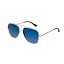 Ls1005 Silver Frame (Glossy Finish) / Polarized Blue Gradient Lens