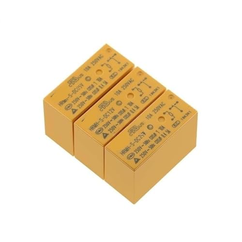 Relé HRM1H-S-DC24V de 5 pines y 5A para circuito electrónico con un lote de 5 unidades