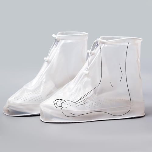 Reusable Waterproof Shoe Covers – Non-Slip Rain Boot Protectors with & Adjustable Fit, Outdoor Shoe Covers for Walking, Cycling & Travel2