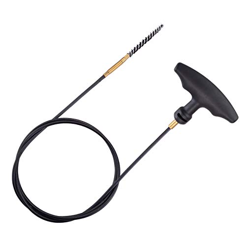 BOOSTEADY .177 Cal & .22 Cal Kit de Nettoyage pour Fusil à Air Comprimé avec Mop en Coton Brosses en Nylon Câble Flexible et Pochette Zippée – Image 4