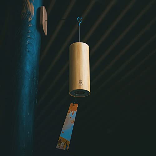 Sinos de Vento de Bambu Chord Wind Chimes Hand-Cranked Wind Chimes Classic Home Decoration Bom prese