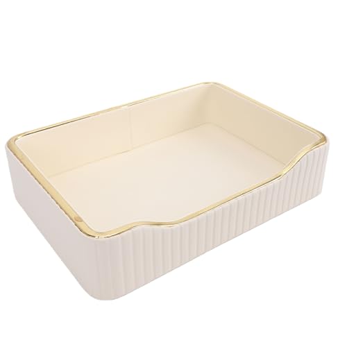 Bandeja de Perfume de Cuero Evita Pérdida de Joyas y Pequeños Accesorios 7