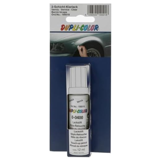 Dupli-Color 190018 Lackstift 2-Schicht-Klarlack 12ml, Transparent