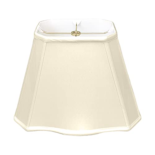 Hottest Sale Royal Designs Bottom Rectangle Basic Lamp Shade, Beige, (4 x 6) x (7 x 10) x 8.5 (BS-747-10BG)