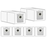 (6個) T50 OMNI 交換用ダストバッグ DEEBOT X8 PRO OMNI/ T80 Omni/ T30C Omni/ X9 Pro Omni/ T50 MAX PRO Omni/ T50 PRO Omni ロボット掃除機対応、キャニスターバッグ、掃除機用バッグ