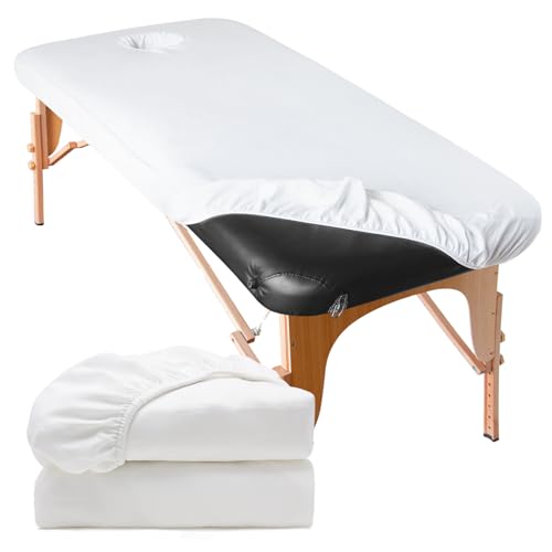 2pcs copertura protettiva con foro per il viso per lettino da massaggio