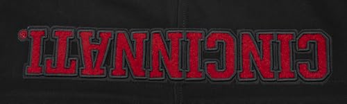 Image of Pro Standard Mens College Classic Chenille Cotton Double Knit Full Zip Hoodie