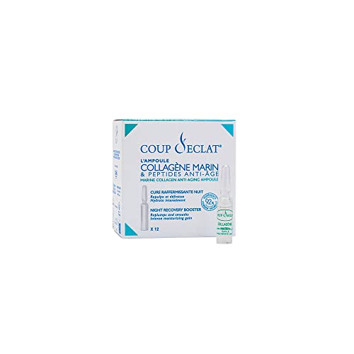 Coup d'eclat - ampollas de colágeno marino y péptidos antienvejecimiento 12x1ml