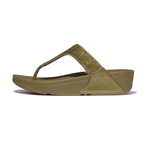 FitFlop Women's LULU Crystal Embellished Toe-Post Sandals