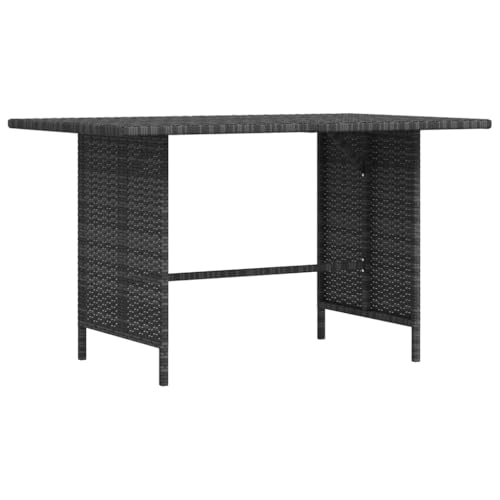 Générique Table à dîner de Jardin Gris 110x70x65 cm Résine tressée,Éléments pour canapés modulables de Jardin,313497