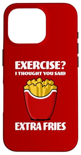 �G�N�T�T�C�Y ? I Thought You Said Extra Fries �t�@�[�X�g�t�[�h���D�� �X�}�z�P�[�X iPhone 16 Pro �p
