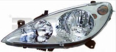 Phares TYC 20–0166–15 - Gauche, Avec Antibrouillard - Ampoules H1/H7 - Pour Véhicules à Réglage électrique