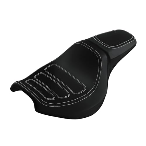 Siège pour moto Fat Bob réduisant la fatigue selle biplace conducteur passager