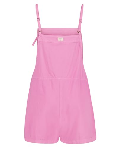 Image of Billabong Girls' Wave Watch Sleeveless Romper, Adjustable Spaghetti Straps, Front Pockets