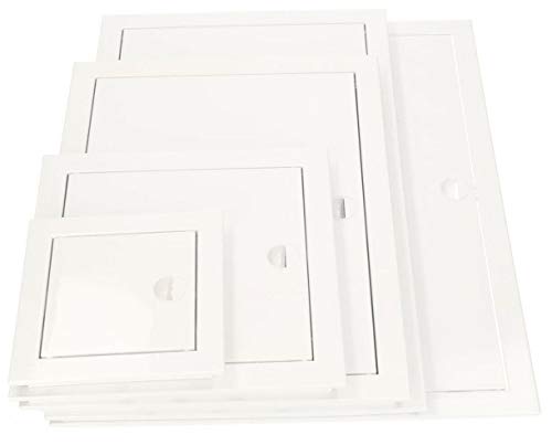 KOTARBAU, Access Panel, 200 mm x 200 mm, ABS Plastic, Inspection Door, White, Maintenance Hatch, Snap Closure, Sturdy Opening - Image 4