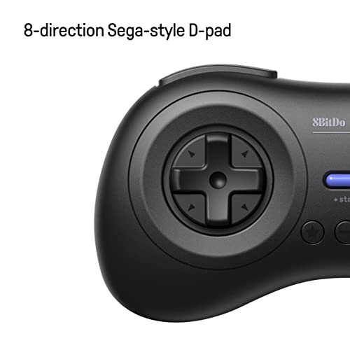 Image of 8Bitdo M30 Bluetooth Gaming Controller 6 Buttons Gamepad with Brooch for NS Switch Windows Android macOS Steam Respberry Pi