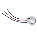 PartsSquare 1pair 1157 2057 2357 Replacement Plug Sockets Extended Wiring Harness Tail Brake Light