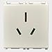Vimar Boat Australian Standard Outlet 14262 | Plana White Plastic