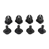 Ausi Lot de 4 clips de fixation pour couvercle de batterie de voiture, en plastique, compatibles avec Saab 9-3 (2003-2012) 12792092