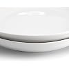 Gibson Home 2 Piece 11 Inch Round Fine Ceramic Serving Bowl Set in White
