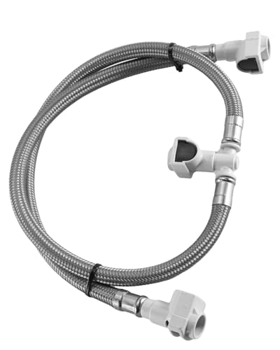 114299 Replacement Hose Kit Compatible with Moen Widespread Bathroom Sink Faucet, Bathroom Faucet Hose with Quick-connect Adapters