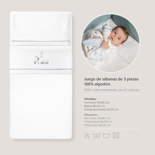 Parure de lit pour poussette en coton pour éviter la transpiration - 4