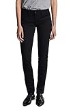 Ton-in-Ton-Nähte Salsa Damen Wonder Jeans, Negro, 26